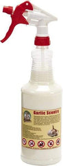 Bare Ground Solutions - Garlic Scentry Quart Bottle Premixed w/ Trigger Sprayer to repel unwanted animals - Garlic Scentry harnesses the power of organics to fight insects and repel unwanted yard and garden pests. - Exact Industrial Supply
