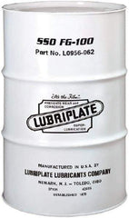 Lubriplate - 55 Gal Drum, Synthetic Seamer Oil - SAE 40, ISO 100, 106.7 cSt at 40°C, 13.9 cSt at 100°C, Food Grade - Exact Industrial Supply