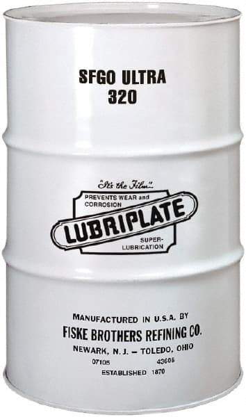 Lubriplate - 55 Gal Drum, Synthetic Gear Oil - 10°F to 420°F, 1557 SUS Viscosity at 100°F, 161 SUS Viscosity at 210°F, ISO 320 - Exact Industrial Supply