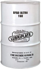 Lubriplate - 55 Gal Drum, Synthetic Gear Oil - 7°F to 395°F, 762 SUS Viscosity at 100°F, 97 SUS Viscosity at 210°F, ISO 150 - Exact Industrial Supply