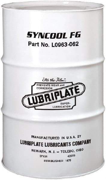 Lubriplate - 55 Gal Drum, ISO 46, SAE 20, Air Compressor Oil - 5°F to 430°, 41 Viscosity (cSt) at 40°C, 10 Viscosity (cSt) at 100°C - Exact Industrial Supply