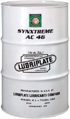 Lubriplate - 55 Gal Drum, ISO 46, SAE 20, Air Compressor Oil - 10°F to 427°, 46 Viscosity (cSt) at 40°C, 7 Viscosity (cSt) at 100°C - Exact Industrial Supply
