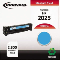 innovera - Cyan Toner Cartridge - Use with HP Color LaserJet CP2025 - Exact Industrial Supply