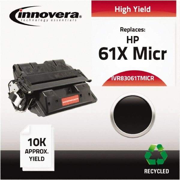 innovera - Black MICR Toner - Use with HP LaserJet 4100 - Exact Industrial Supply