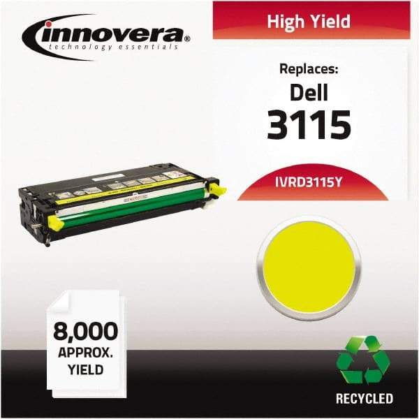 innovera - Yellow Toner Cartridge - Use with Dell 3110CN, 3115CN - Exact Industrial Supply