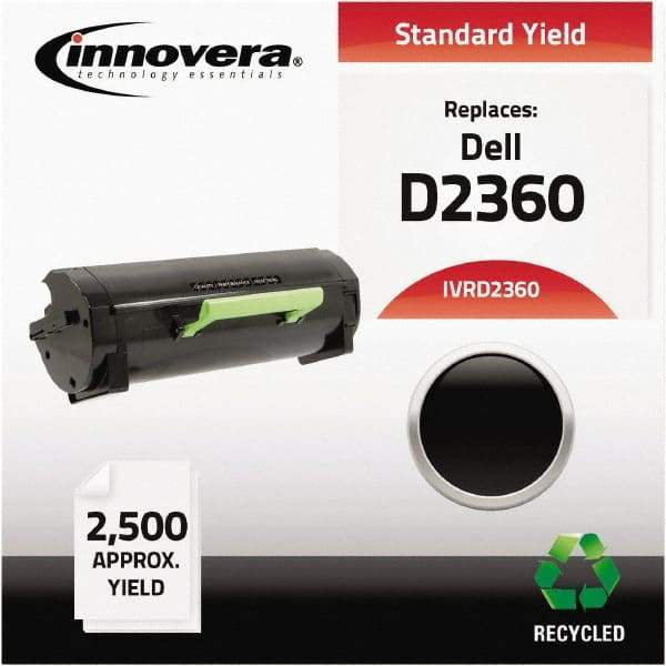 innovera - Black Toner Cartridge - Use with Dell B2360D, B2360DN, B3460DN, B3465DN, B3465DNF - Exact Industrial Supply