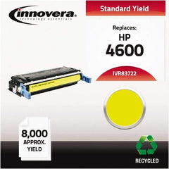 innovera - Yellow Toner Cartridge - Use with HP Color LaserJet 4600, 4650 - Exact Industrial Supply