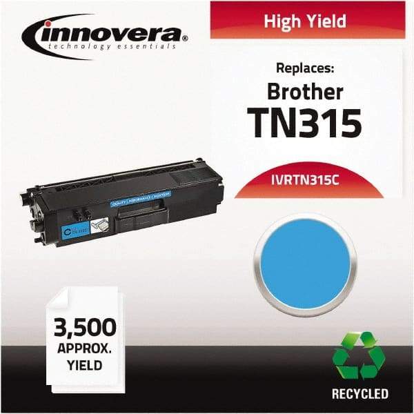 innovera - Cyan Toner Cartridge - Use with Brother HL-4150CDN, HL-4170CDW, HL-4570CDW, HL-4570CDWT, MFC-9460CDN, MFC-9560CDW, MFC-9970CDW - Exact Industrial Supply