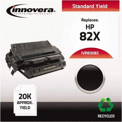 innovera - Black Toner Cartridge - Use with HP LaserJet 8100 - Exact Industrial Supply