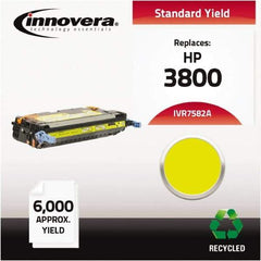innovera - Yellow Toner Cartridge - Use with HP Color LaserJet 3800, CP3505 - Exact Industrial Supply