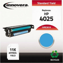 innovera - Cyan Toner Cartridge - Use with HP Color LaserJet Enterprise CP4025DN, CP4025N, CP4520, CP4525, CP4525DN, CP4525N, CP4525XH - Exact Industrial Supply