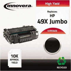 innovera - Black Toner Cartridge - Use with HP LaserJet 1320, 1320N, 1320T, 1320NW, 1320TN, 3390 AIO, 3392 - Exact Industrial Supply