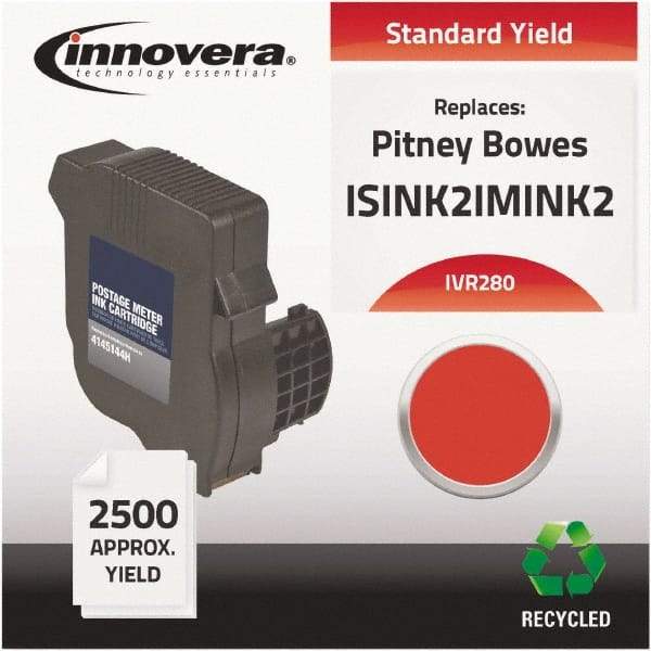 innovera - Red Ink Cartridge - Use with NeoPost IS280, Hasler IM280 - Exact Industrial Supply