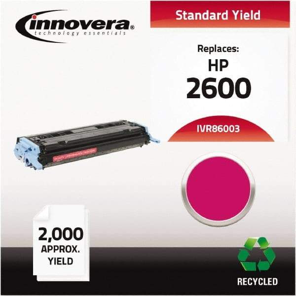 innovera - Magenta Toner Cartridge - Use with HP Color LaserJet 1600, 2600, CM1015 MFP, CM1017 MFP - Exact Industrial Supply