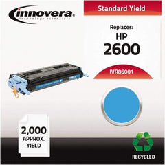 innovera - Cyan Toner Cartridge - Use with HP Color LaserJet 1600, 2600, CM1015 MFP, CM1017 MFP - Exact Industrial Supply