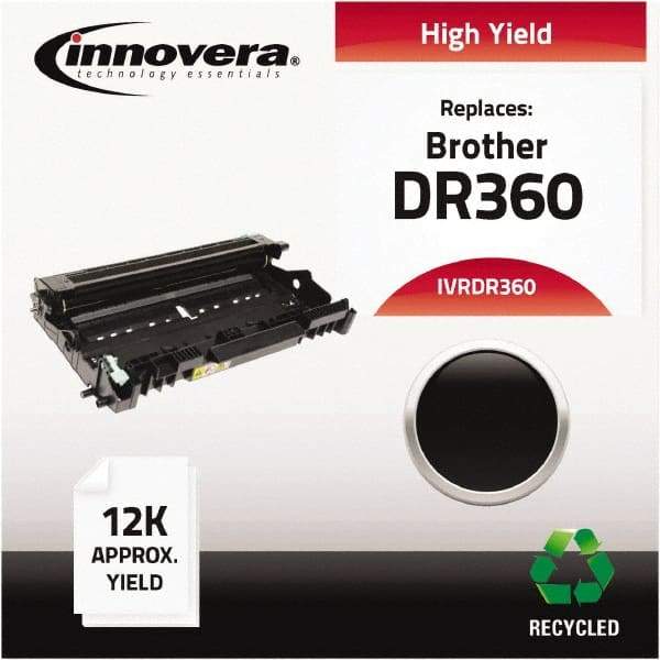 innovera - Black Drum Unit - Use with Brother DCP-7030, 7040, HL-2140, 2150N, 2170W, MFC-7320, 7340, 7345N, 7440N, 7840W - Exact Industrial Supply