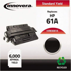 innovera - Black Toner Cartridge - Use with HP LaserJet 4100 - Exact Industrial Supply