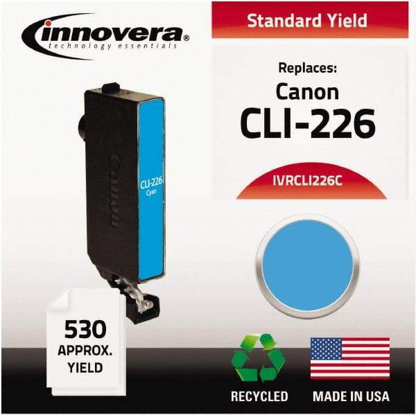 innovera - Cyan Inkjet Printer Cartridge - Use with Canon PIXMA iP4820, iX6520, MG5120, MG5220, MG6120, MG8120, MX882, MX892 - Exact Industrial Supply