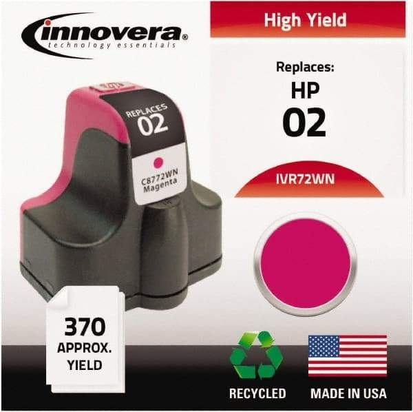 innovera - Magenta Inkjet Printer Cartridge - Use with HP Photosmart C5180, C6180, C7180, D6160, D7145, D7155, D7160, D7345, D7355, D7360, 3110, 3210, 3310, 8250 - Exact Industrial Supply