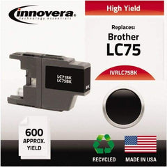 innovera - Black Inkjet Printer Cartridge - Use with Brother MFC-J6510DW, MFC-J6710DW, MFC-J6910DW, MFC-J825DW, MFC-J835DW - Exact Industrial Supply