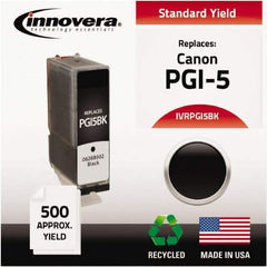 innovera - Black Inkjet Printer Cartridge - Use with Canon PIXMA iP3300, iP3500, iP4200, iP4300, iP4500, iP5200, MP500, MP510, MP520, MP530, MP600, MP610, MP800, MP810, MP830, MP950, MP960, MP970, MX700, MX850 - Exact Industrial Supply