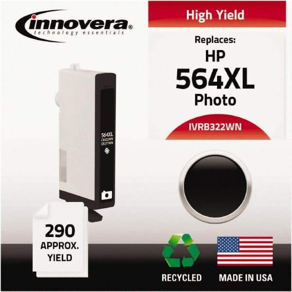innovera - Inkjet Printer Cartridge - Use with HP Photosmart 5510, 5514, 6510, B8550, B8553, B8558, C6340, C6350, C6380, C6383, D5460, D7560, HP Photosmart Plus B209A, B209B, B209C, Premium Touchsmart C309, C309n, C310, Photosmart Premium Fax All-In-One - Exact Industrial Supply