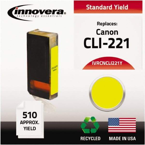 innovera - Yellow Inkjet Printer Cartridge - Use with Canon PIXMA iP3600, iP4600, iP4700, MP560, MP620, MP640, MP980, MP990, MX860, MX870 - Exact Industrial Supply