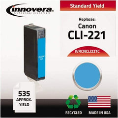 innovera - Cyan Inkjet Printer Cartridge - Use with Canon PIXMA iP3600, iP4600, iP4700, MP560, MP620, MP640, MP980, MP990, MX860, MX870 - Exact Industrial Supply
