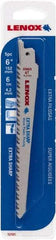 Lenox - 6" Long x 3/4" Thick, Bi-Metal Reciprocating Saw Blade - Straight Profile, 6 TPI, Toothed Edge - Exact Industrial Supply