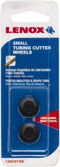Lenox - Cutter Replacement Cutting Wheel - Use with Lenox Tubing Cutters: 21008, 21009, 14830, 14831, 14832, Cuts Copper - Exact Industrial Supply