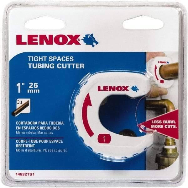 Lenox - 1" Pipe Capacity, Tube Cutter - Cuts Copper - Exact Industrial Supply