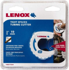 Lenox - 3/4" Pipe Capacity, Tube Cutter - Cuts Copper - Exact Industrial Supply