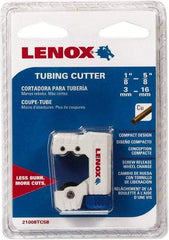 Lenox - 1/8" to 5/8" Pipe Capacity, Tube Cutter - Cuts Copper - Exact Industrial Supply