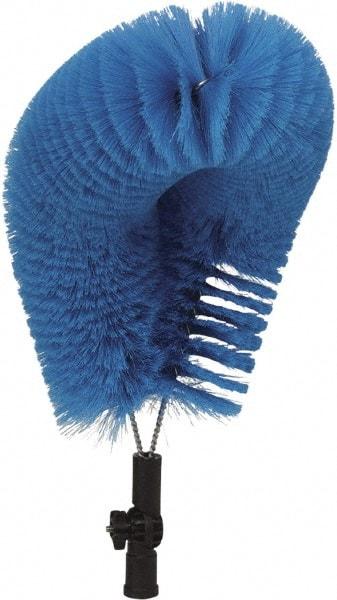 Vikan - Polyester Clean In Place Brush - 4-13/32" Bristle Length, 20" Long Head, Blue - Exact Industrial Supply