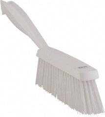 Vikan - 14" OAL, Polyester Staple Set Bench Brush - 2" Bristle Length, 6-3/8" Long Head, White - Exact Industrial Supply