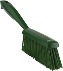 Vikan - 14" OAL, Polyester Staple Set Bench Brush - 2" Bristle Length, 6-3/8" Long Head, Green - Exact Industrial Supply