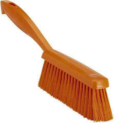 Vikan - 14" OAL, Polyester Staple Set Bench Brush - 2" Bristle Length, 6-3/8" Long Head, Orange - Exact Industrial Supply