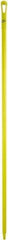 Vikan - 67 x 1-19/64" Polypropylene Squeegee Handle - European Threaded Connection, Yellow - Exact Industrial Supply