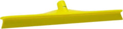 Vikan - 19.67" Rubber Blade Floor Squeegee - Single Edge, Yellow, Plastic Holder - Exact Industrial Supply