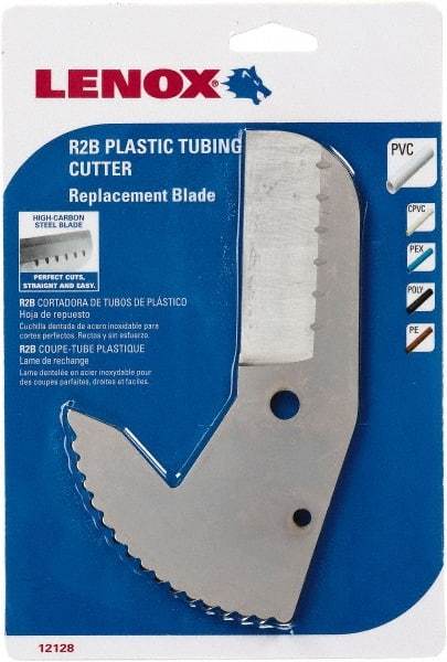 Lenox - Cutter Replacement Blade - Use with Lenox: 12124R2, Cuts PVC, CPVC, Pex, Polyethylene and Rubber Hose - Exact Industrial Supply