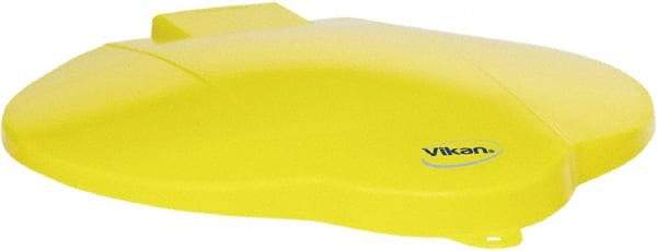 Vikan - 3 Gal Polypropylene Pail Lid - Yellow, For Use with 5691 - Exact Industrial Supply