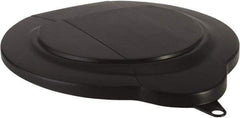 Vikan - 1.5 Gal Polypropylene Pail Lid - Black, For Use with 5696 - Exact Industrial Supply