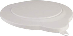 Vikan - 1.5 Gal Polypropylene Pail Lid - White, For Use with 5692 - Exact Industrial Supply