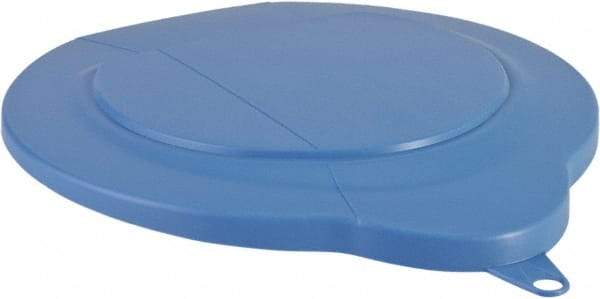 Vikan - 1.5 Gal Polypropylene Pail Lid - Blue, For Use with 5690 - Exact Industrial Supply