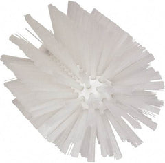 Vikan - 4" Diam Polyester Tube Brush - 6-1/2" OAL, 5-1/4" Head Length, Polypropylene Handle - Exact Industrial Supply