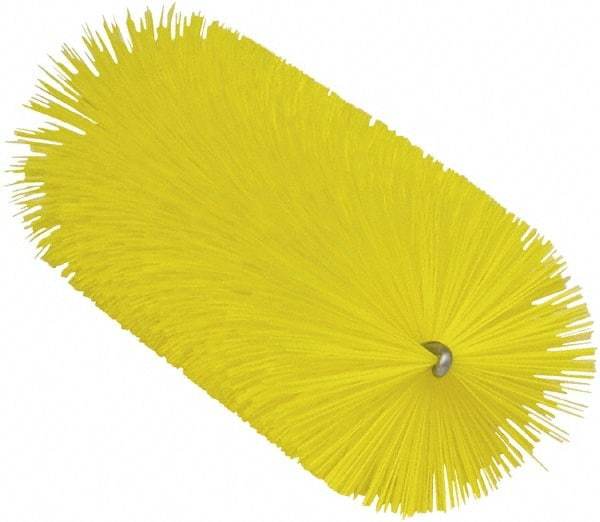 Vikan - 2.3" Diam Polyester Tube Brush - 6-1/4" OAL, 6-1/2" Head Length, Stainless Steel Handle - Exact Industrial Supply