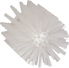 Vikan - 3" Diam Polyester Tube Brush - 6-1/4" OAL, 5-1/4" Head Length, Polypropylene Handle - Exact Industrial Supply