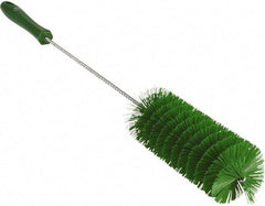 Vikan - 2-3/8" Diam Polyester Valve Brush - 19-5/8" OAL, 5-13/16" Head Length, Polypropylene & Stainless Steel Handle - Exact Industrial Supply
