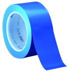 List 471 3" x 36 yds Vinyl Tape - Blue - Exact Industrial Supply