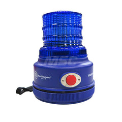 Strobe & Flashing Lights; Light Type: Revolving; Flashing; Lens Color: Blue; Lamp Type: LED; Mounting Type: Magnetic; NEMA Rating: 6; Voltage: All IQv Batteries; Recommended Environment: Industrial; Flashes Per Minute: 60